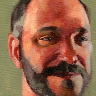 Will Young, PAOTW 2020, 8x6 inches, oil on canvas panel